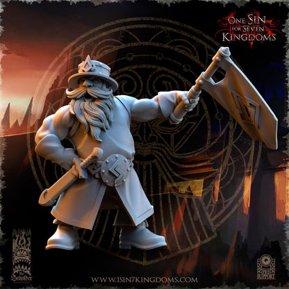 The Beholder Miniatures Dwarven Kingdoms Flamebreath Cannon - Fantasy / D&D (Custom Order) - product image 5 of 7