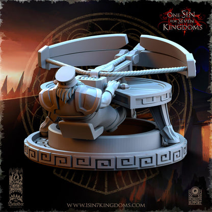 The Beholder Miniatures Dwarven Kingdoms Iron Spitter Ballista - Fantasy / D&D (Custom Order) - product image 4 of 6