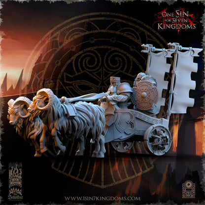The Beholder Miniatures Dwarven Kingdoms War Chariot - Fantasy / D&D (Custom Order) - product image 2 of 6