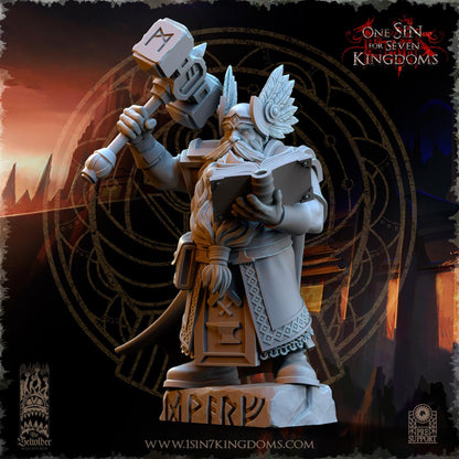 The Beholder Miniatures Kromnir, Rune Scryer - Fantasy / D&D (Custom Order) - product image 2 of 5