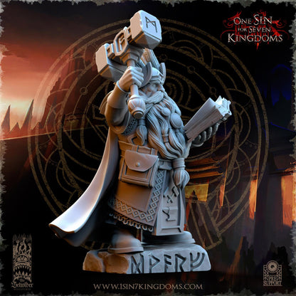 The Beholder Miniatures Kromnir, Rune Scryer - Fantasy / D&D (Custom Order) - product image 5 of 5