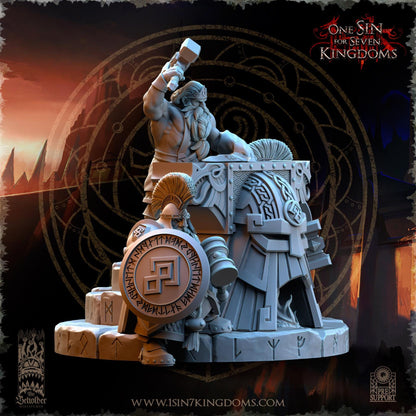 The Beholder Miniatures Dwarven Kingdoms Thunder Forge - Fantasy / D&D (Custom Order) - product image 3 of 10