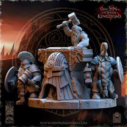 The Beholder Miniatures Dwarven Kingdoms Thunder Forge - Fantasy / D&D (Custom Order) - product image 7 of 10