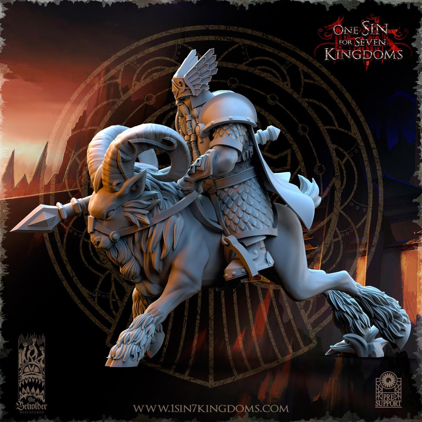 The Beholder Miniatures Dwarven Kingdoms Rammers - Fantasy / D&D (Custom Order) - product image 5 of 6