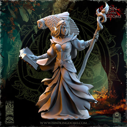 The Beholder Miniatures Nuara, Whisper of the Trees - Fantasy / D&D (Custom Order) - product image 2 of 6
