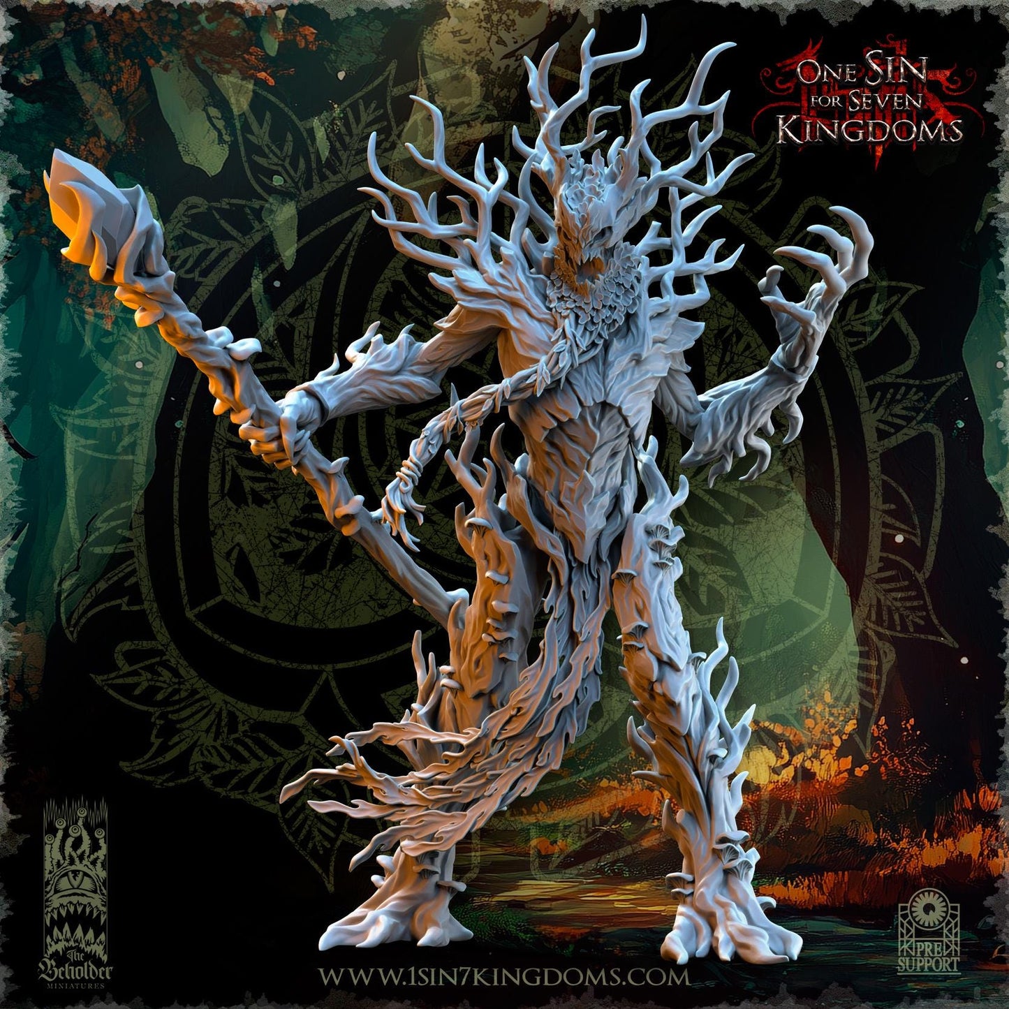 The Beholder Miniatures Ohru, Tree Shepherd - Fantasy / D&D (Custom Order) - product image 1 of 7