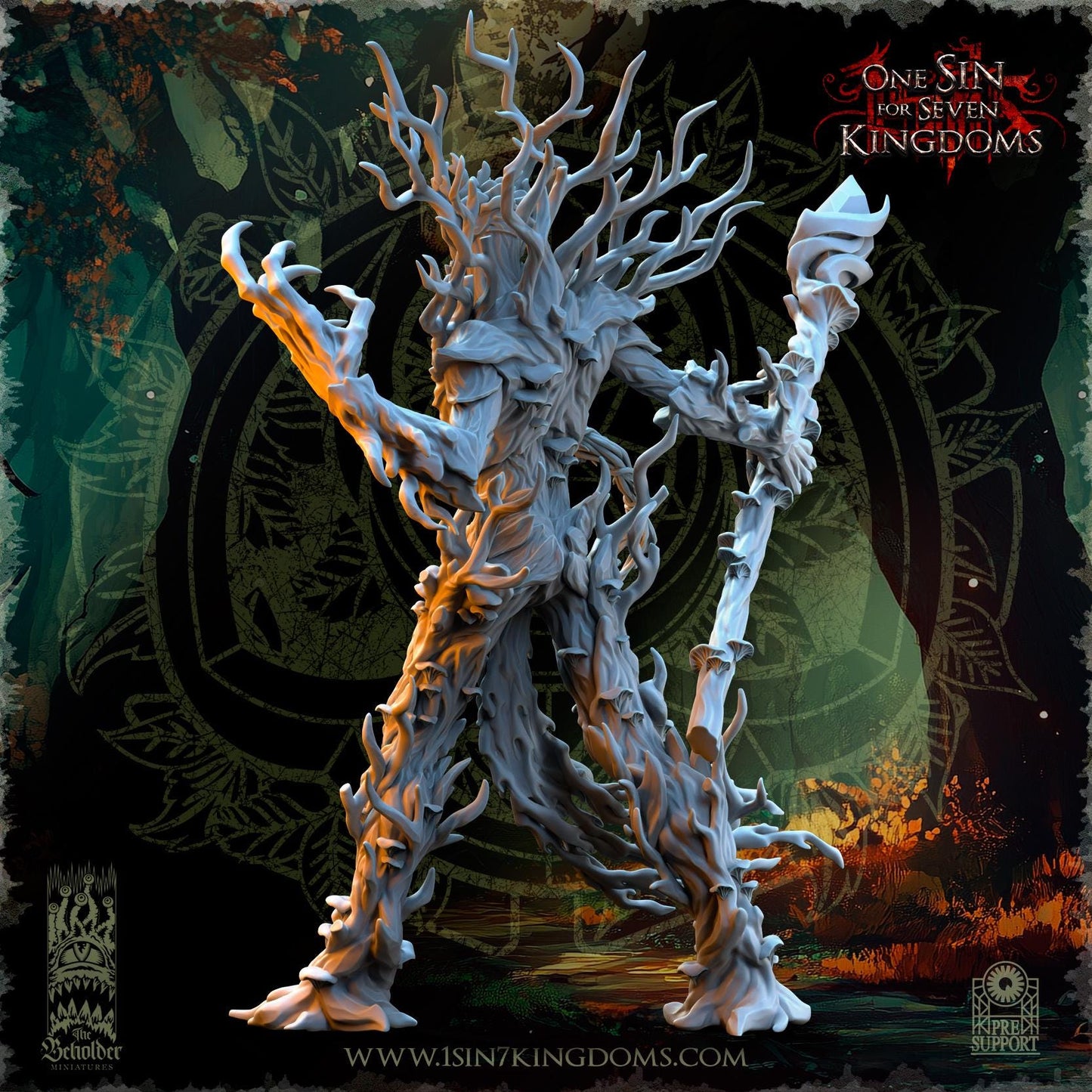 The Beholder Miniatures Ohru, Tree Shepherd - Fantasy / D&D (Custom Order) - product image 5 of 7