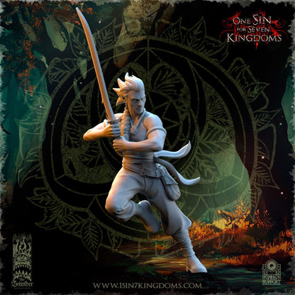The Beholder Miniatures Evergreen Elves Death Dancers - Fantasy / D&D (Custom Order) - product image 4 of 10