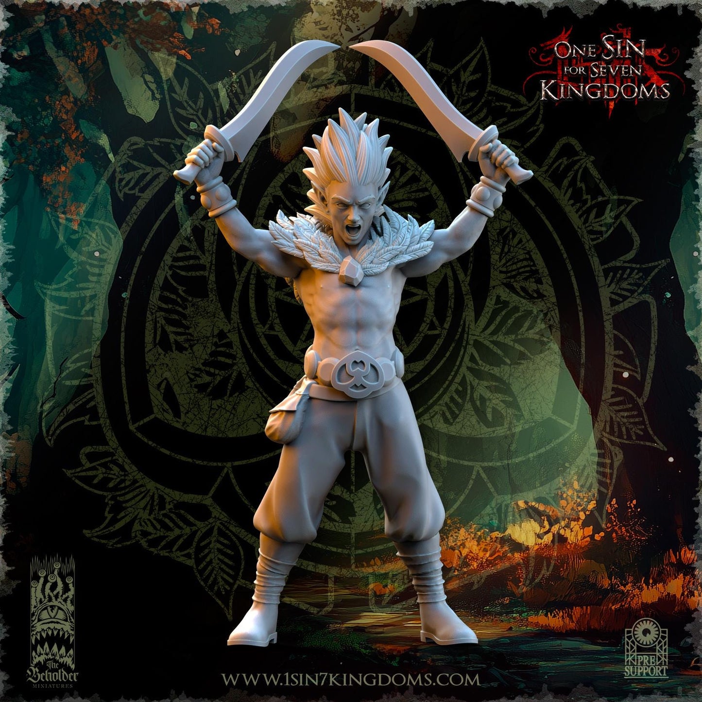 The Beholder Miniatures Evergreen Elves Death Dancers - Fantasy / D&D (Custom Order) - product image 8 of 10