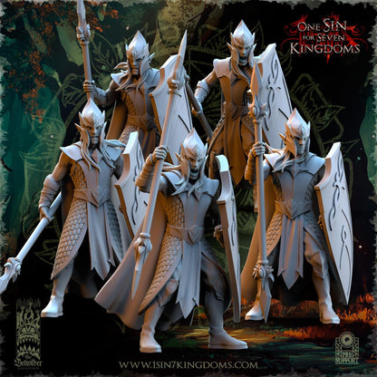 The Beholder Miniatures Evergreen Elves Forest Militia - Fantasy / D&D (Custom Order) - product image 2 of 12