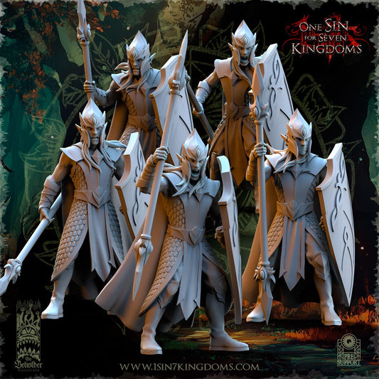 The Beholder Miniatures Evergreen Elves Forest Militia - Fantasy / D&D (Custom Order) - product image 2 of 12