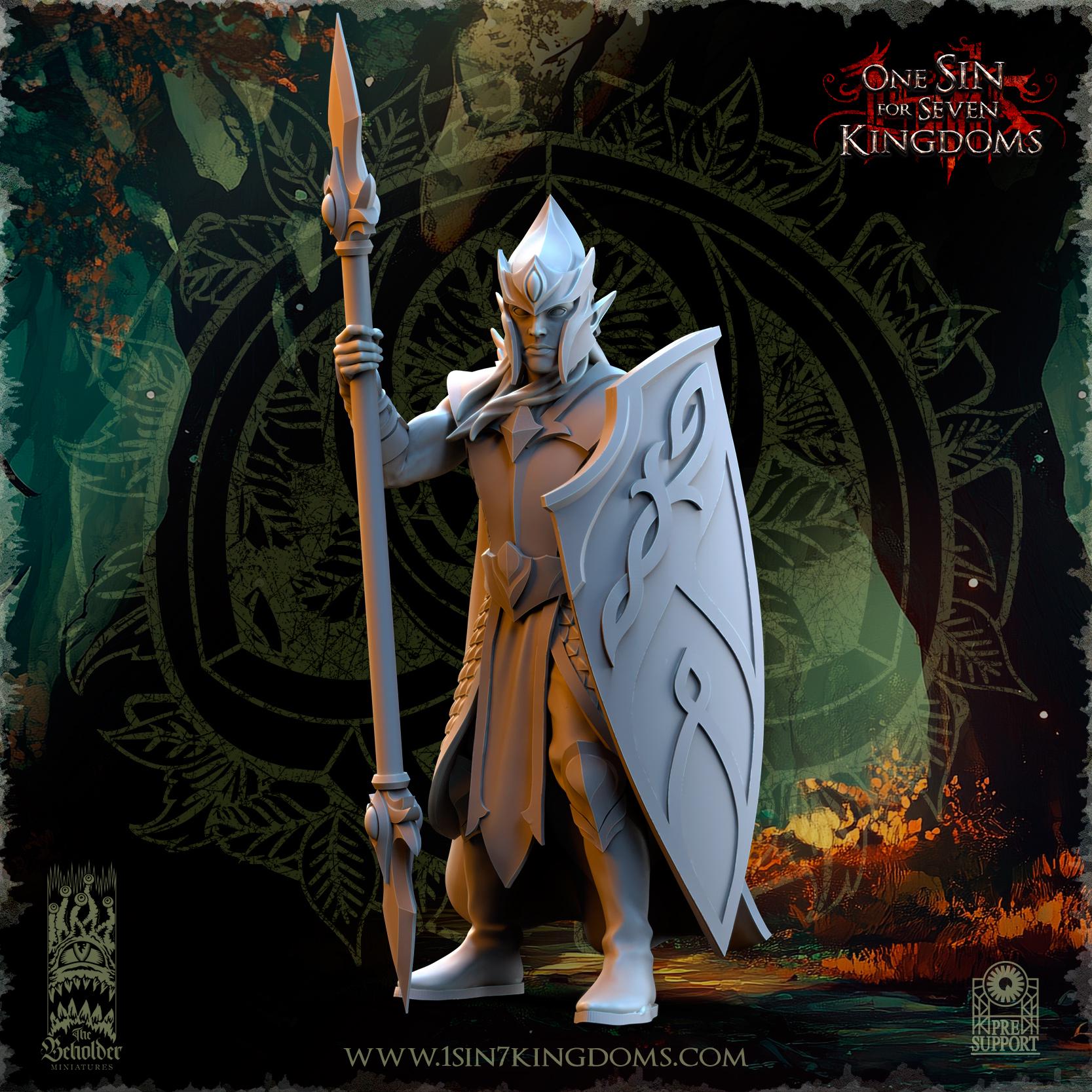 The Beholder Miniatures Evergreen Elves Forest Militia - Fantasy / D&D (Custom Order) - product image 7 of 12
