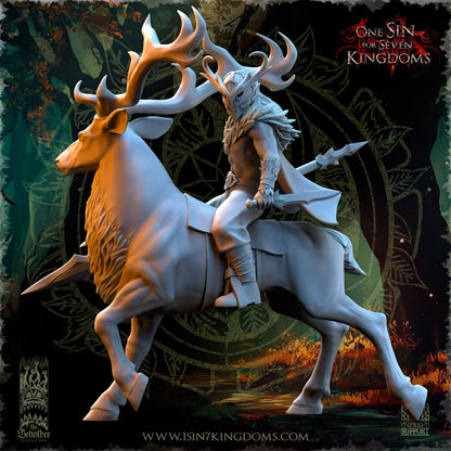 The Beholder Miniatures Evergreen Elves Deepwood Riders - Fantasy / D&D (Custom Order) - product image 9 of 16