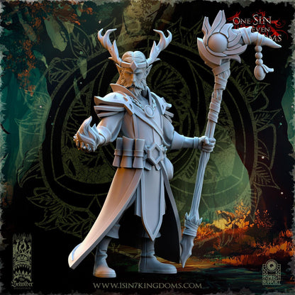 The Beholder Miniatures Findlas, Keeper of the Woods - Fantasy / D&D (Custom Order) - product image 1 of 4