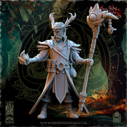 The Beholder Miniatures Findlas, Keeper of the Woods - Fantasy / D&D (Custom Order) - product image 2 of 4