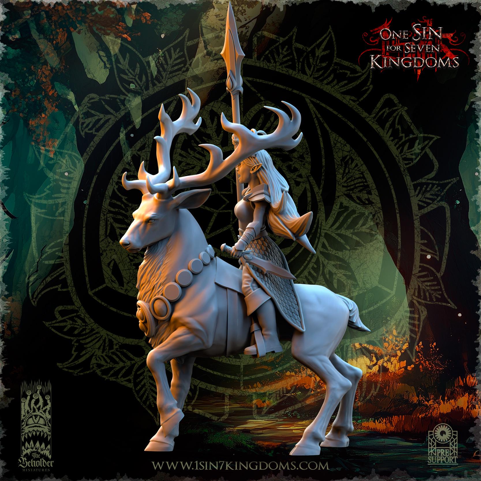 The Beholder Miniatures Evergreen Elves Deepwood Maidens - Fantasy / D&D (Custom Order) - product image 8 of 12