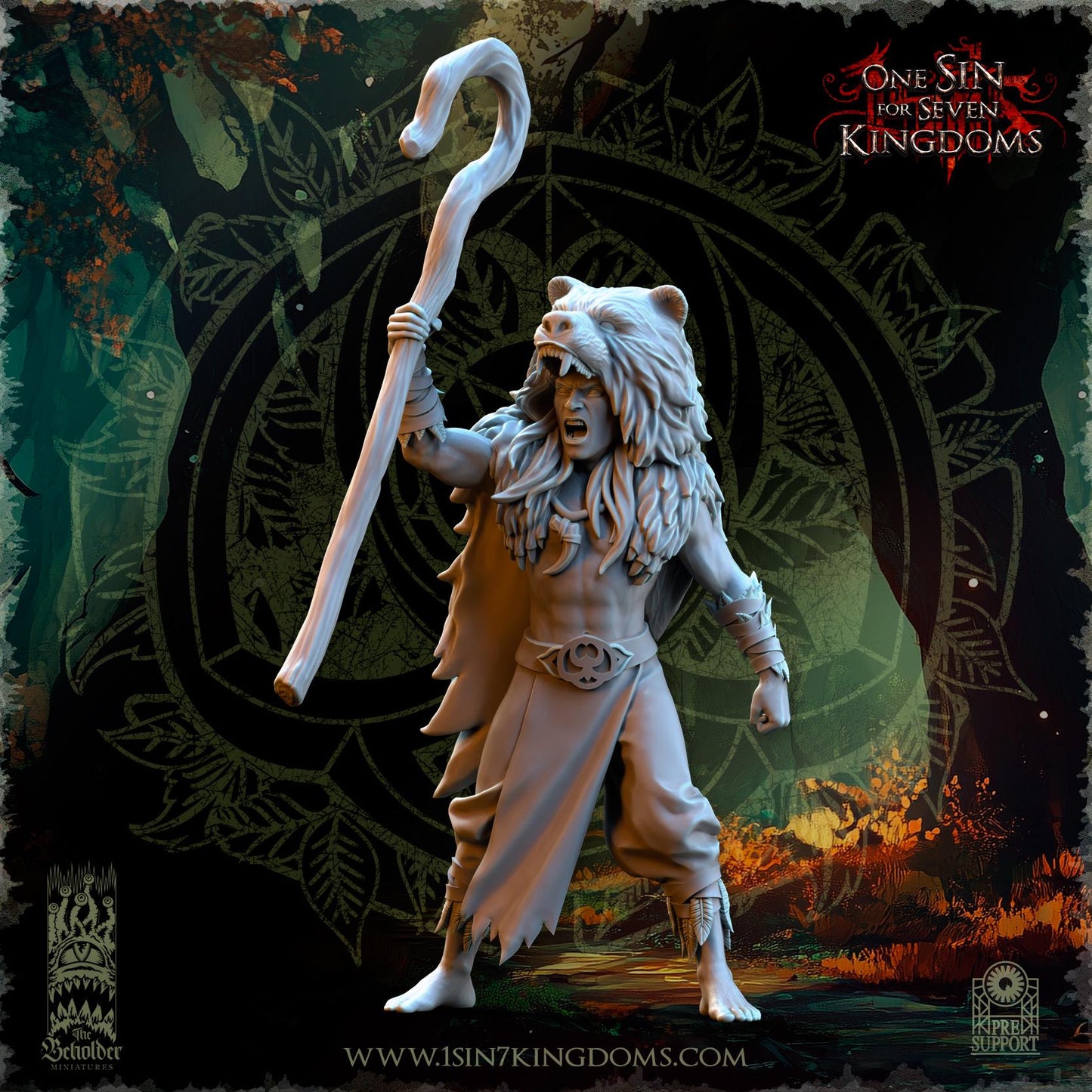 The Beholder Miniatures Evergreen Elves Beastmasters - Fantasy / D&D (Custom Order) - product image 3 of 8