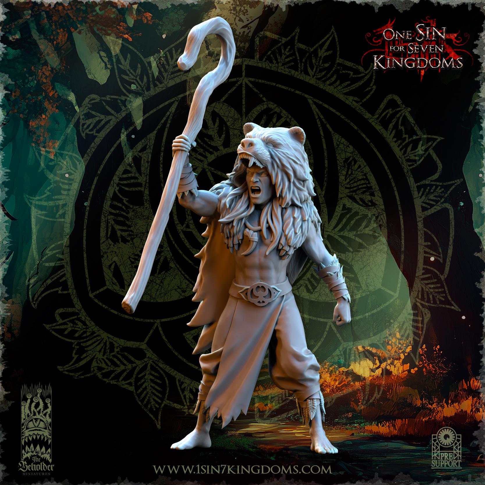 The Beholder Miniatures Evergreen Elves Beastmasters - Fantasy / D&D (Custom Order) - product image 3 of 8