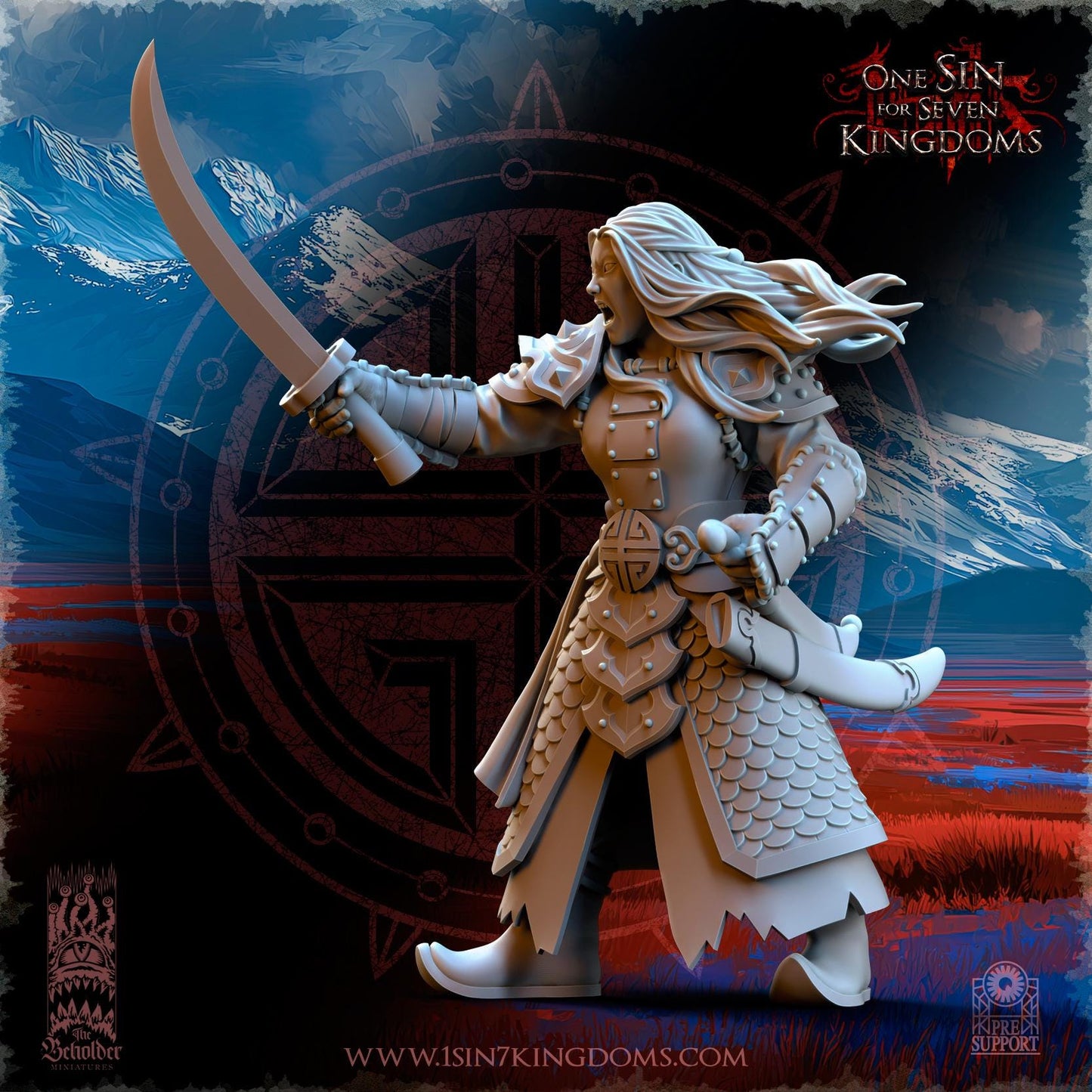 The Beholder Miniatures Astarii Dynasty Warriors - Fantasy / D&D (Custom Order) - product image 6 of 8