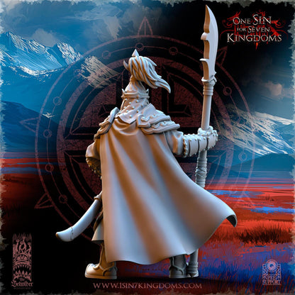 The Beholder Miniatures Tomorkhan, Astarii Commander - Fantasy / D&D (Custom Order) - product image 3 of 4