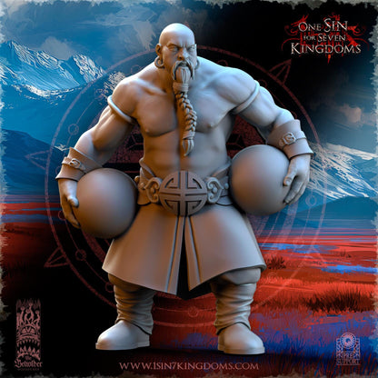The Beholder Miniatures Astarii Barbarian Warlord Astarii Dynasty Imperial Cannon - Fantasy / D&D (Custom Order) - product image 9 of 11