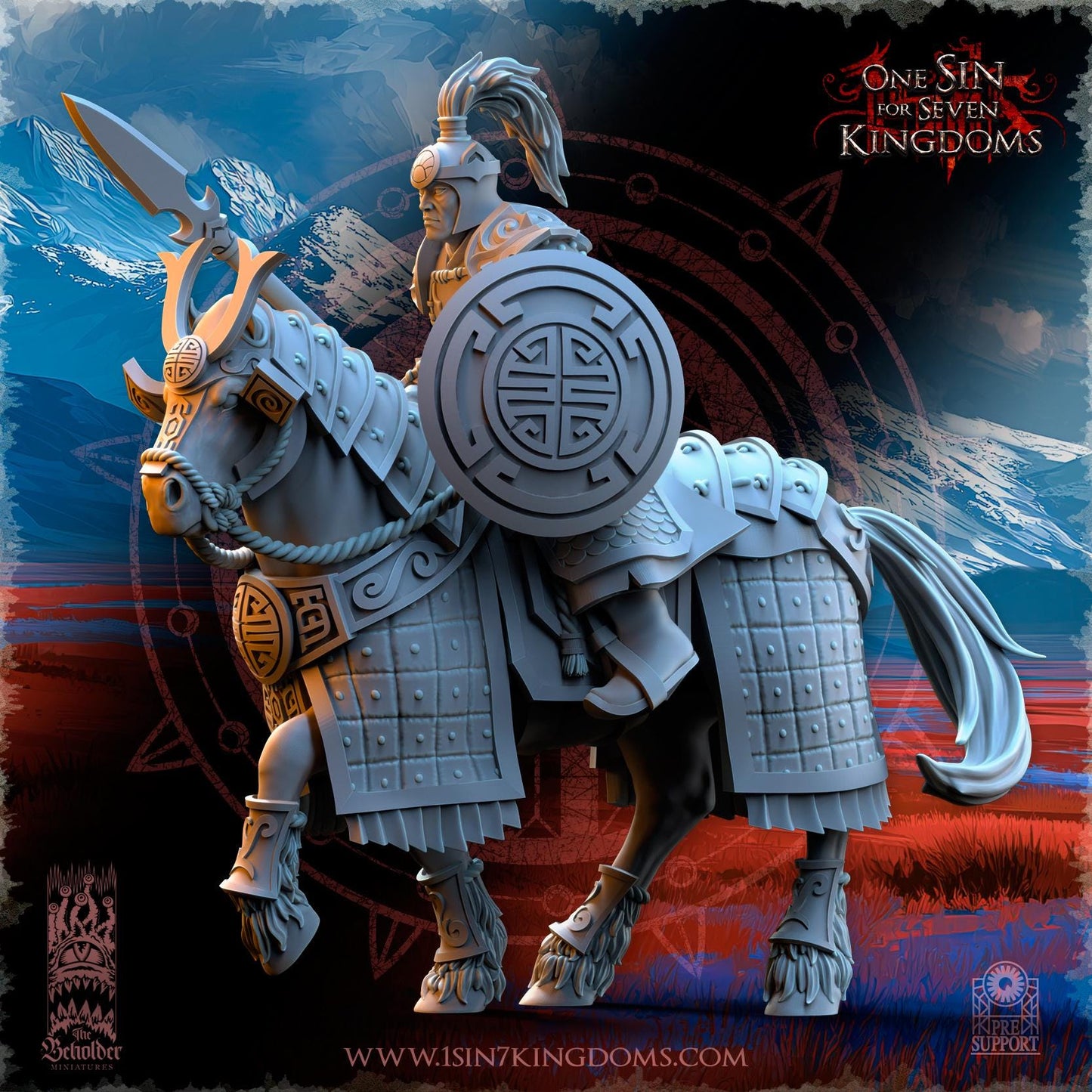 The Beholder Miniatures Astarii Dynasty Riders - Fantasy / D&D (Custom Order) - product image 5 of 6