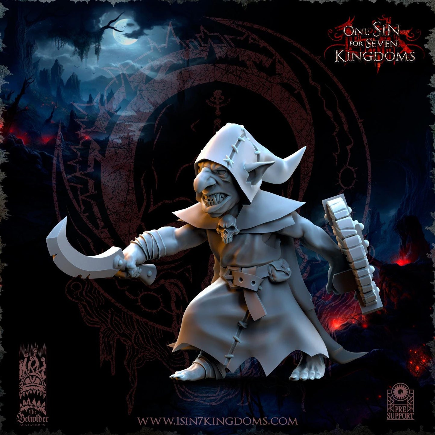 The Beholder Miniatures The Black Horde Goblins Warriors - Fantasy / D&D (Custom Order) - product image 4 of 8