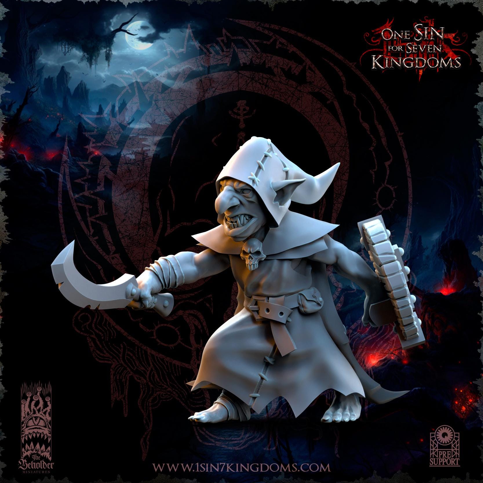 The Beholder Miniatures The Black Horde Goblins Warriors - Fantasy / D&D (Custom Order) - product image 4 of 8