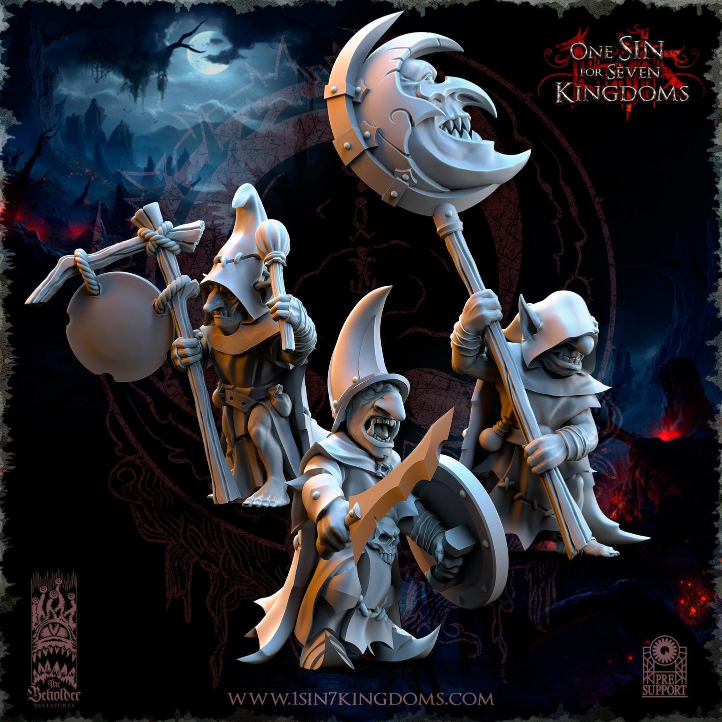 The Beholder Miniatures The Black Horde Goblins Warriors - Fantasy / D&D (Custom Order) - product image 5 of 8