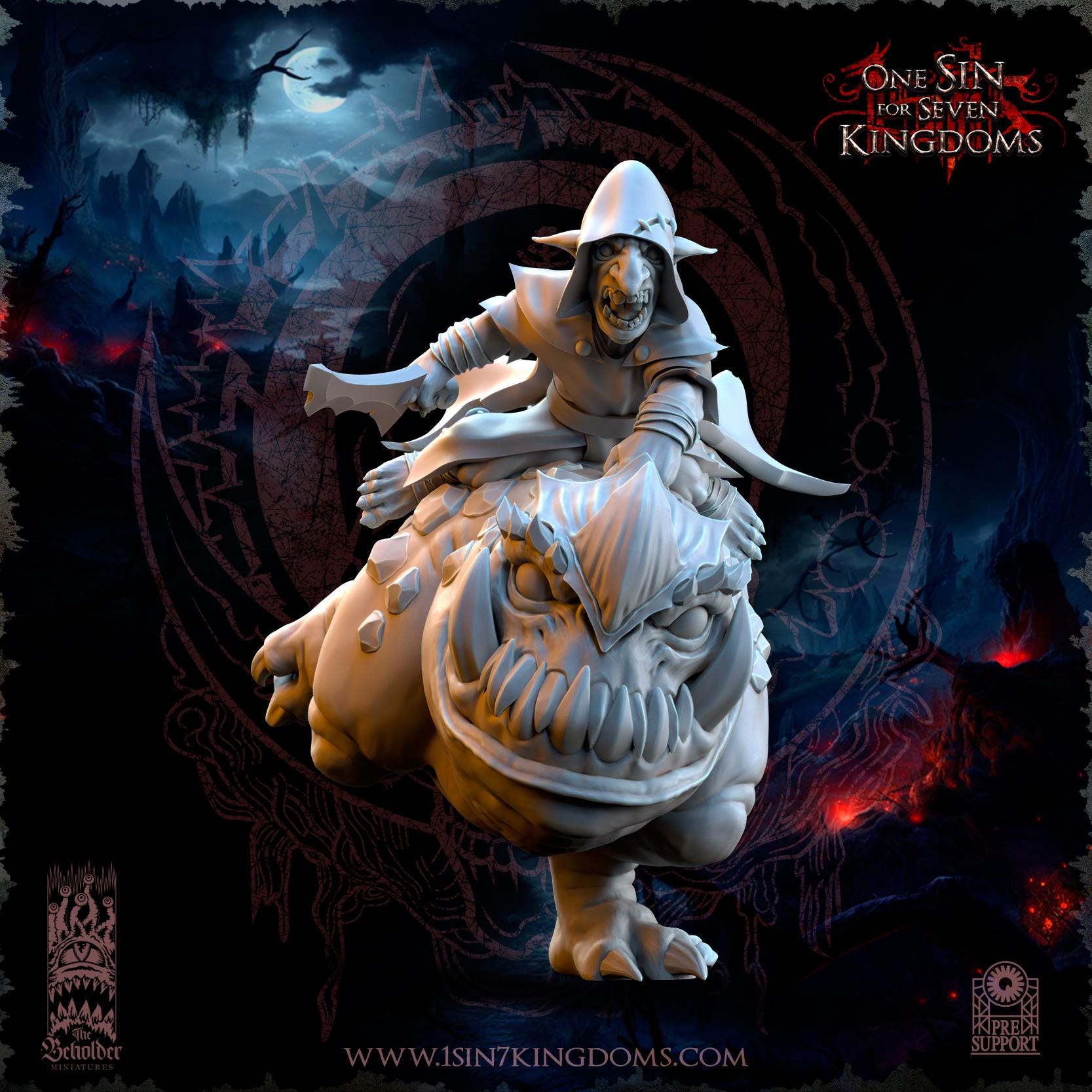 The Beholder Miniatures The Black Horde Kavehorror Hoppers - Fantasy / D&D (Custom Order) - product image 2 of 6