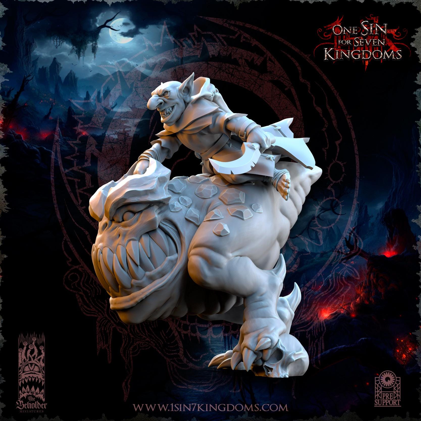 The Beholder Miniatures The Black Horde Kavehorror Hoppers - Fantasy / D&D (Custom Order) - product image 6 of 6