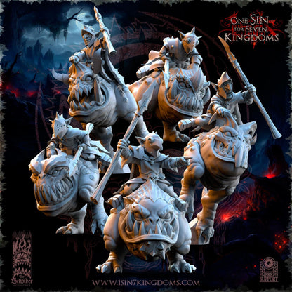 The Beholder Miniatures The Black Horde Kavehorror Knights - Fantasy / D&D (Custom Order) - product image 1 of 6