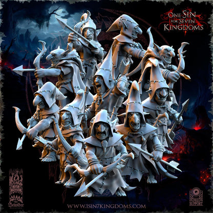 The Beholder Miniatures The Black Horde Goblins Archers - Fantasy / D&D (Custom Order) - product image 1 of 7