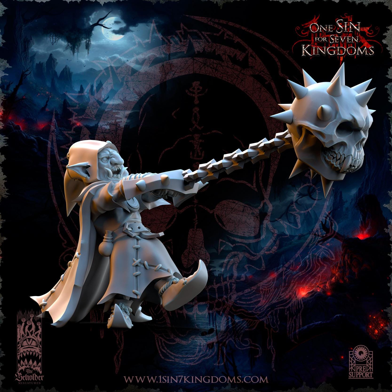 The Beholder Miniatures The Black Horde Goblins Frentics - Fantasy / D&D (Custom Order) - product image 2 of 6