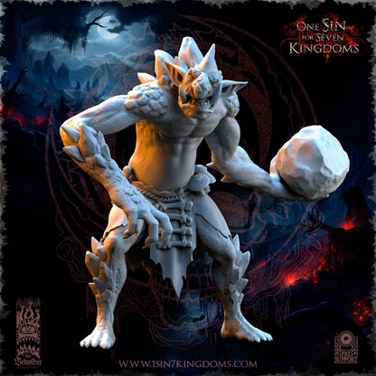 The Beholder Miniatures Rock Trolls - Fantasy / D&D (Custom Order) - product image 3 of 6