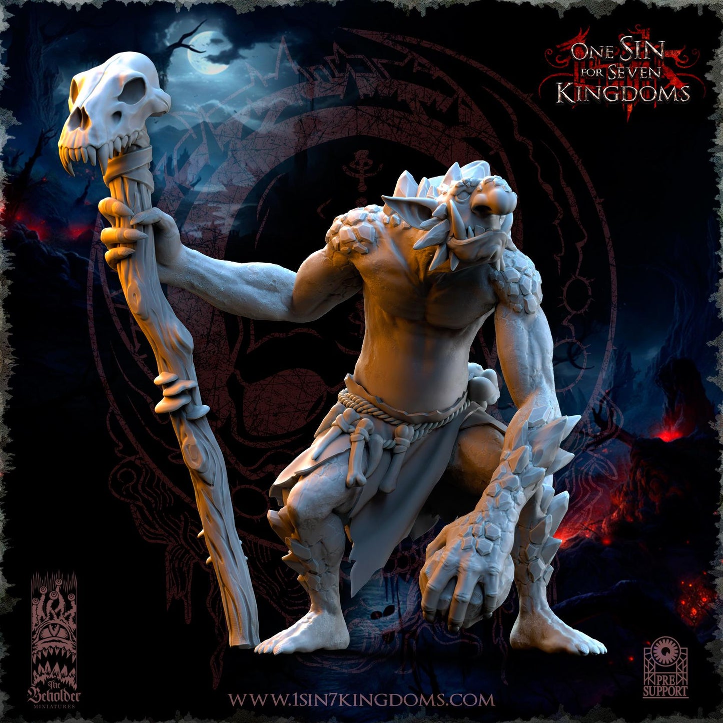 The Beholder Miniatures Rock Trolls - Fantasy / D&D (Custom Order) - product image 5 of 6