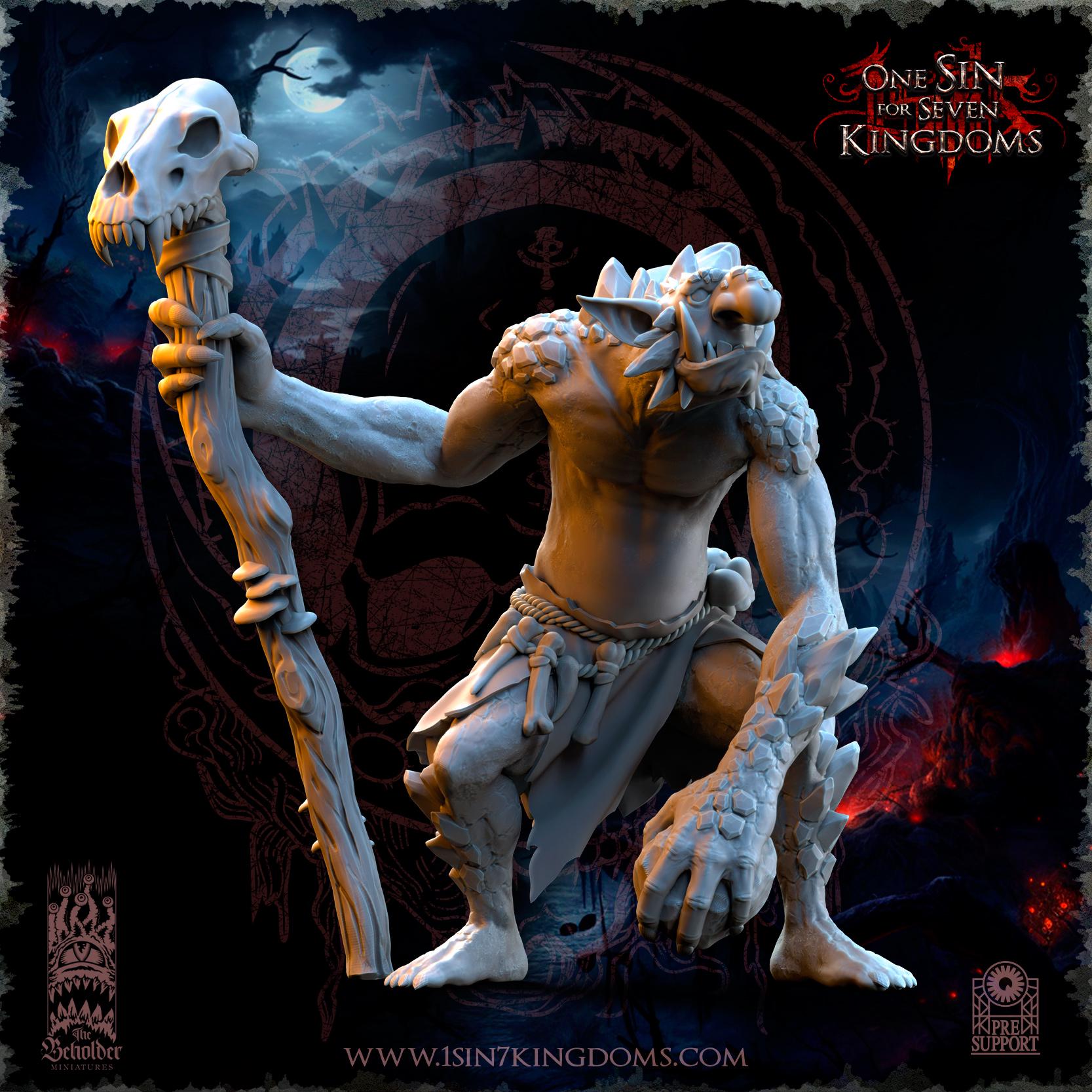The Beholder Miniatures Rock Trolls - Fantasy / D&D (Custom Order) - product image 5 of 6