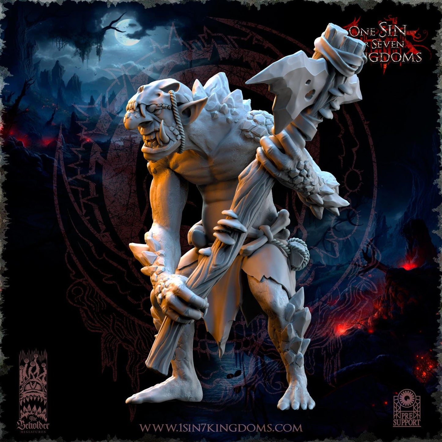 The Beholder Miniatures Rock Trolls - Fantasy / D&D (Custom Order) - product image 6 of 6