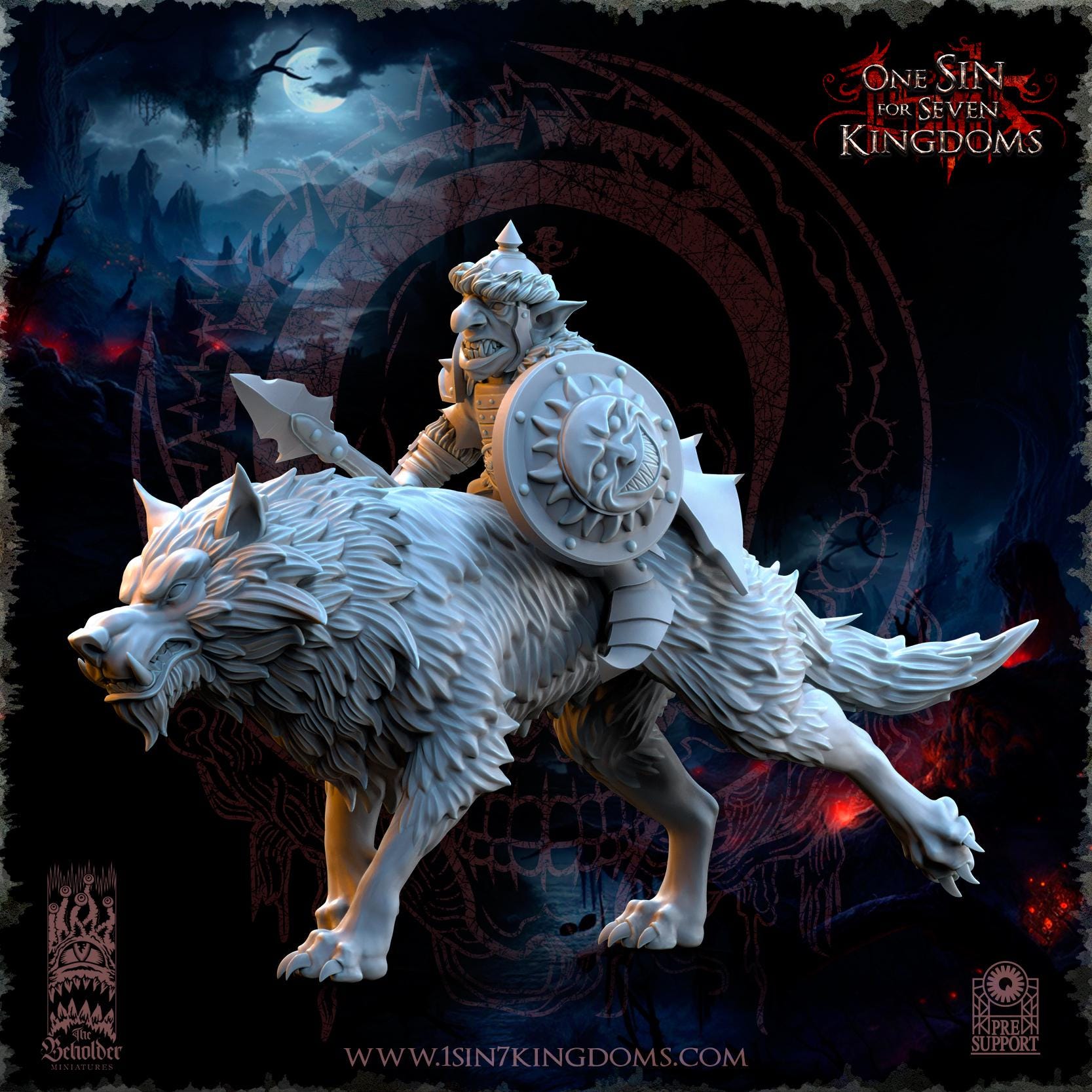 The Beholder Miniatures The Black Horde Goblins Desert Riders - Fantasy / D&D (Custom Order) - product image 5 of 11