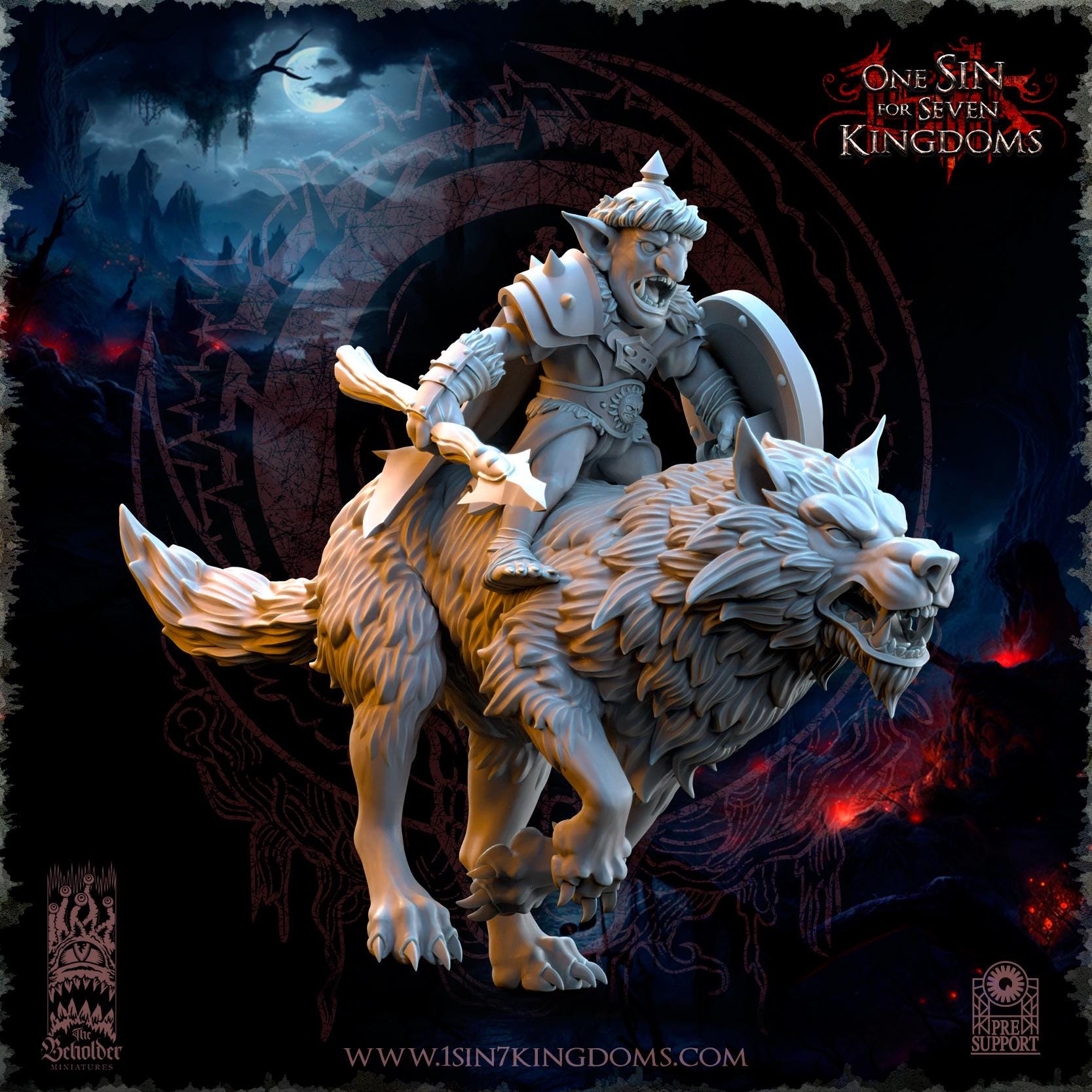 The Beholder Miniatures The Black Horde Goblins Desert Riders - Fantasy / D&D (Custom Order) - product image 6 of 11