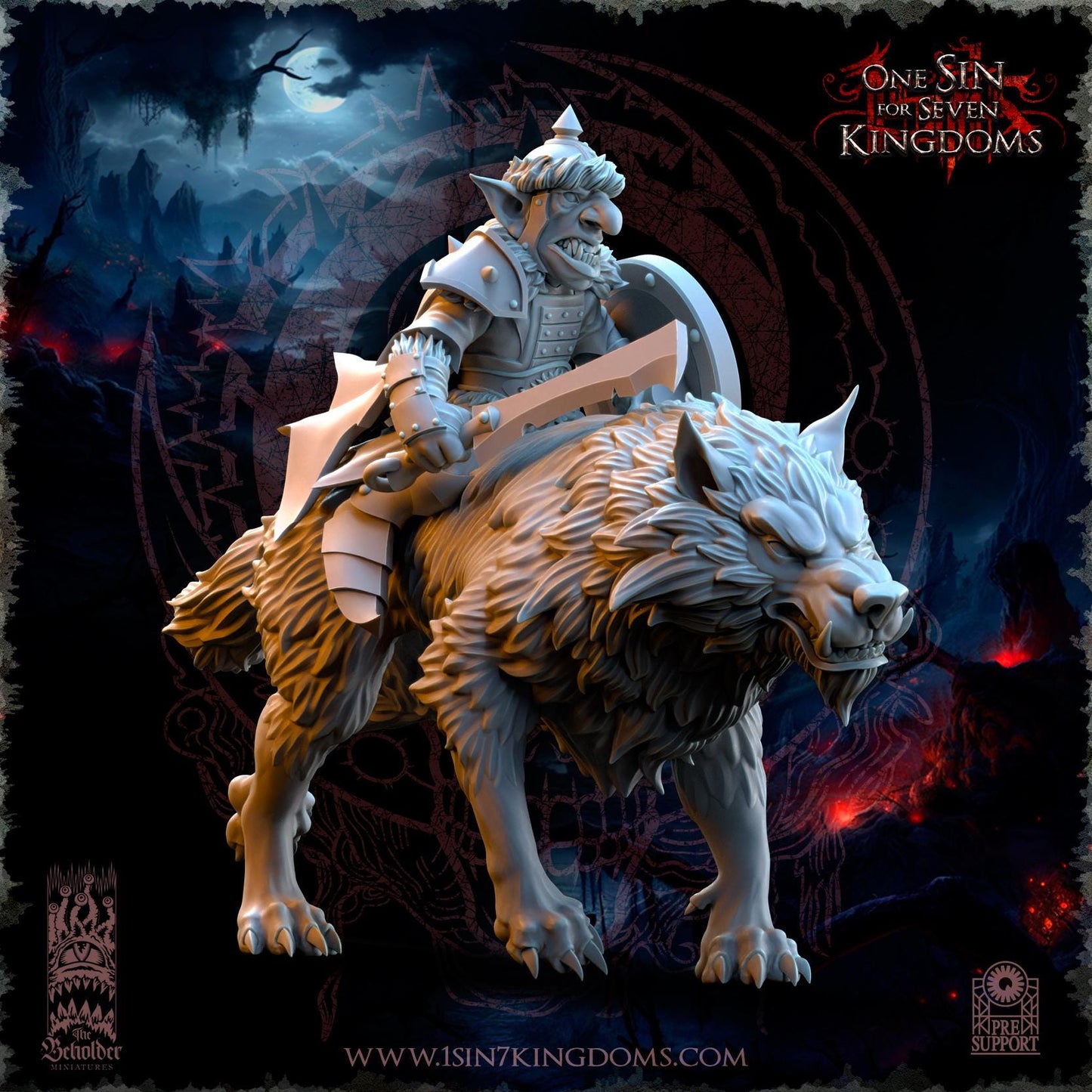 The Beholder Miniatures The Black Horde Goblins Desert Riders - Fantasy / D&D (Custom Order) - product image 10 of 11