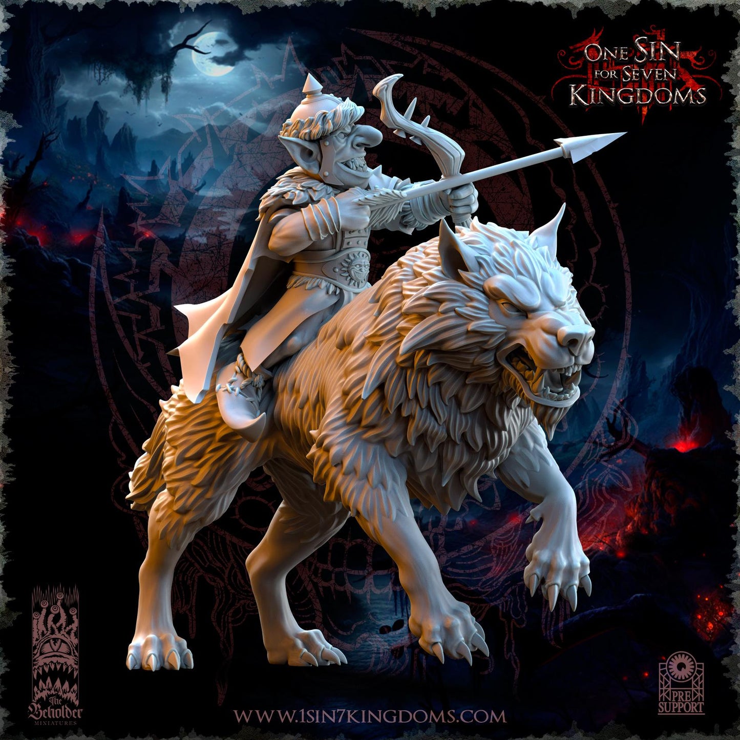 The Beholder Miniatures The Black Horde Goblins Desert Riders Archers - Fantasy / D&D (Custom Order) - product image 2 of 6