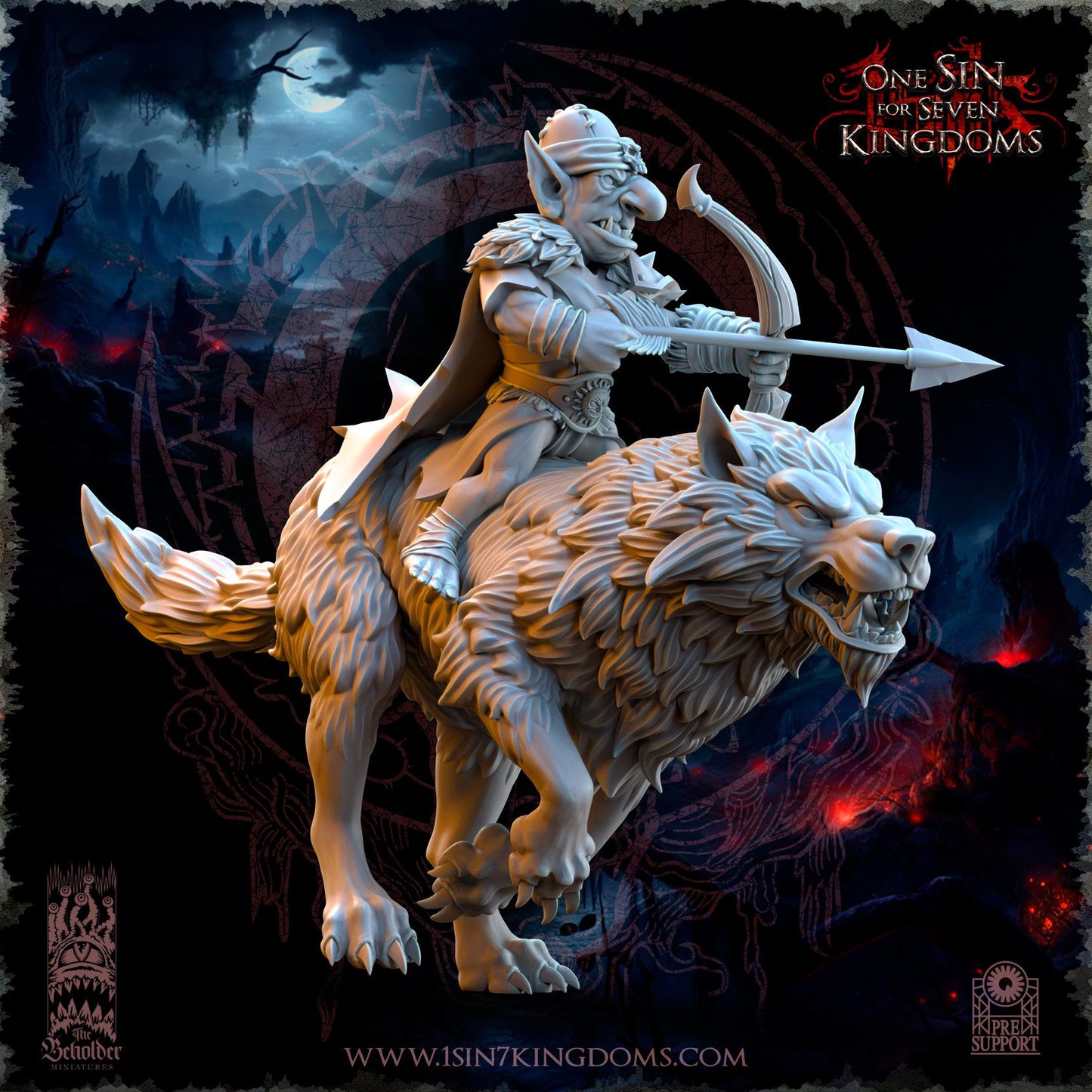 The Beholder Miniatures The Black Horde Goblins Desert Riders Archers - Fantasy / D&D (Custom Order) - product image 5 of 6