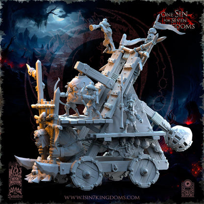 The Beholder Miniatures The Black Horde Goblins Catapult - Fantasy / D&D (Custom Order) - product image 4 of 10
