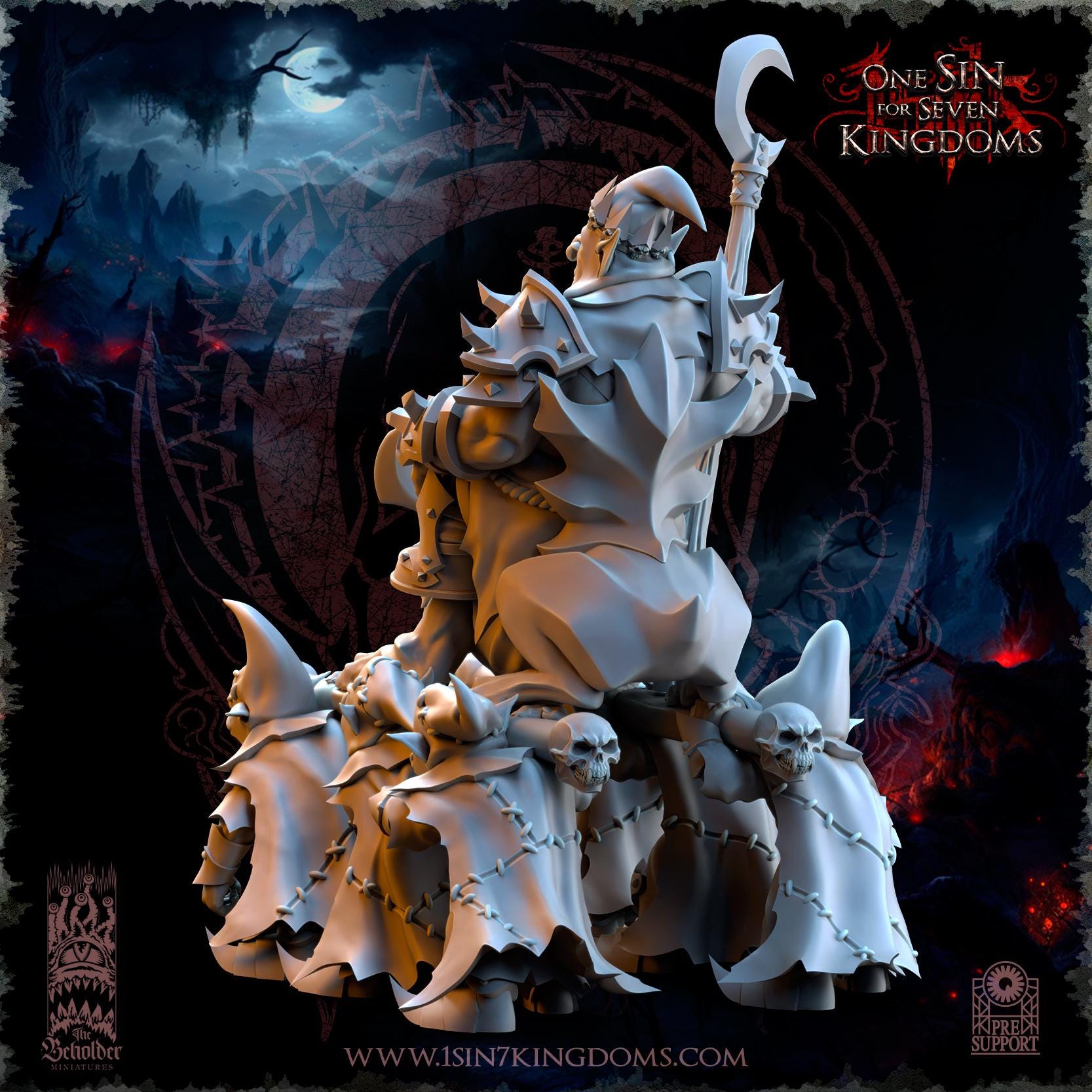 The Beholder Miniatures Gorgol "The Tyrant" - Fantasy / D&D (Custom Order) - product image 6 of 10