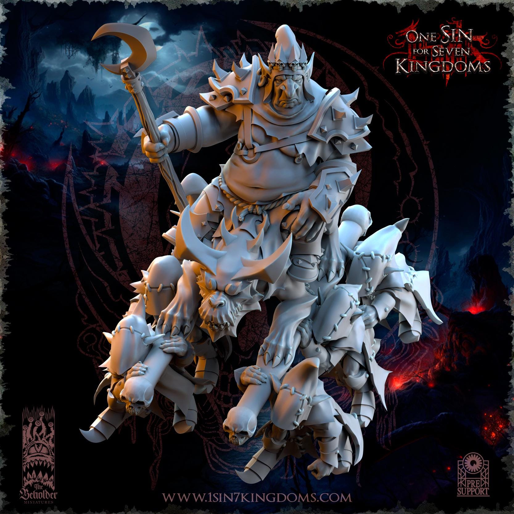 The Beholder Miniatures Gorgol "The Tyrant" - Fantasy / D&D (Custom Order) - product image 10 of 10
