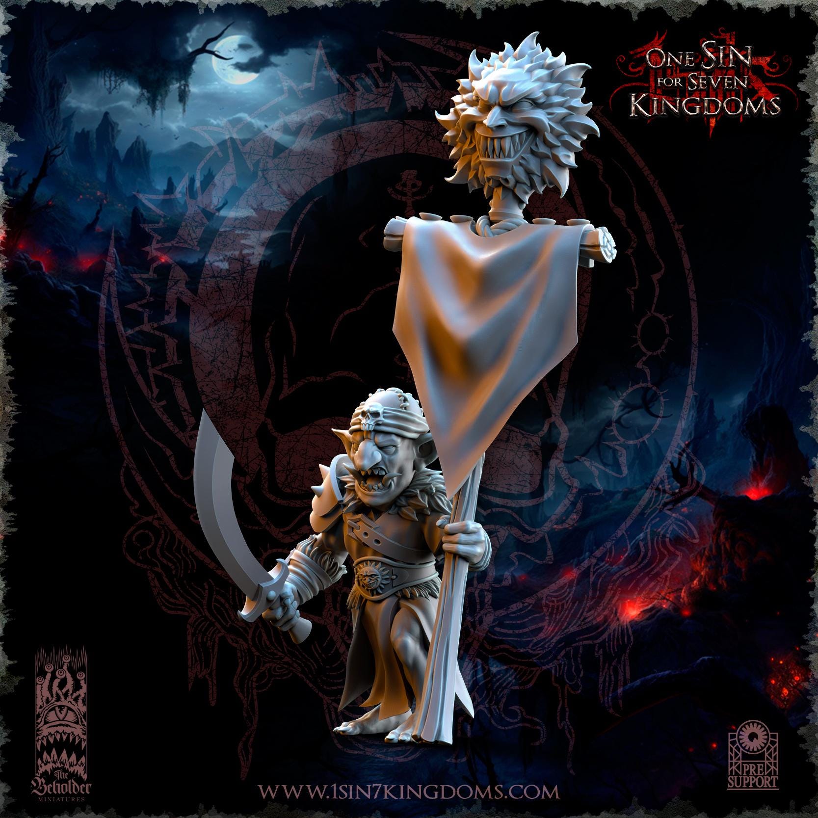 The Beholder Miniatures The Black Horde Goblins Desert Warriors - Fantasy / D&D (Custom Order) - product image 7 of 7