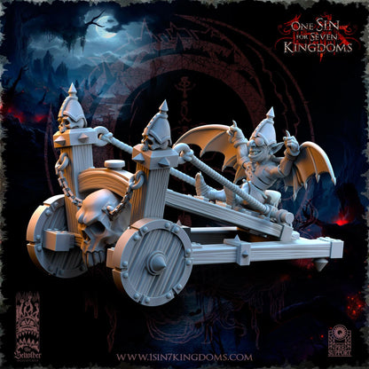 The Beholder Miniatures The Black Horde Goblins Slingshot of Doom - Fantasy / D&D (Custom Order) - product image 2 of 9
