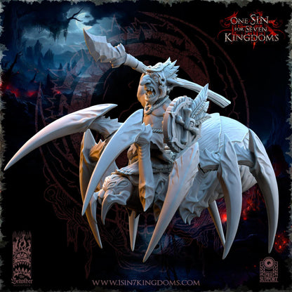 The Beholder Miniatures The Black Horde Goblins Jungle Spider Riders - Fantasy / D&D (Custom Order) - product image 6 of 6