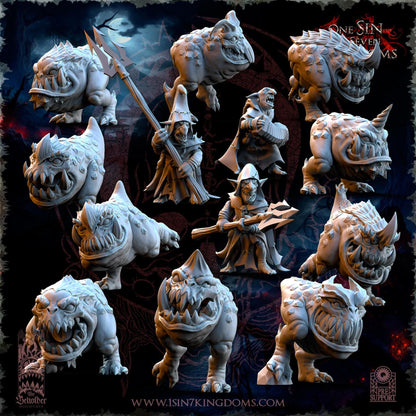 The Beholder Miniatures The Black Horde Kavehorrors Whisperers - Fantasy / D&D (Custom Order) - product image 1 of 14